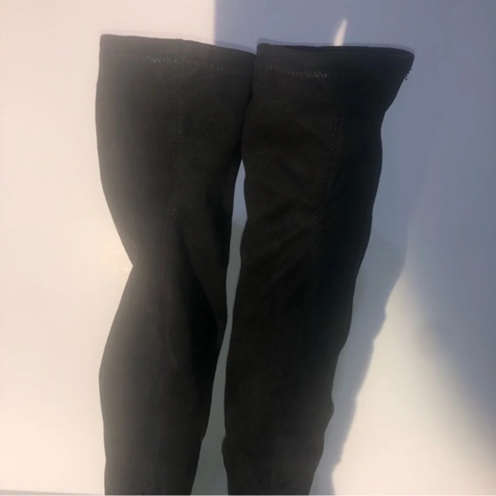 Steve Madden Georgette Over the Knee Black Boots. US 6M